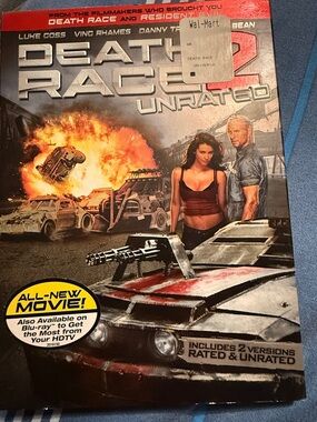 Death Race 2 Unrated DVD - Action Movie Cover
